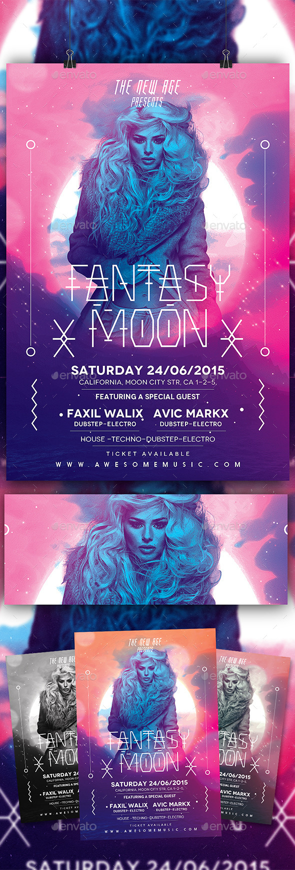 Modern Flyer Fantasy Moon Modern Flyer Fantasy Moon