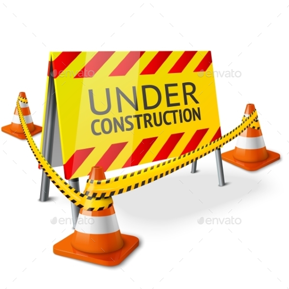 GraphicRiver Bright Under Construction Sign 10293031 GraphicRiver Bright Under Construction Sign 10293031