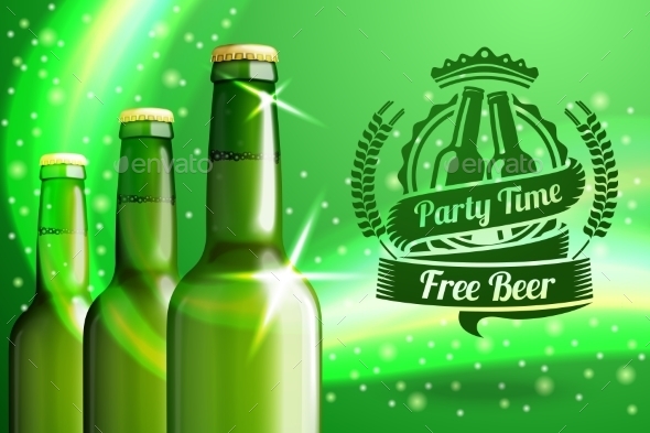 Banner for Beer Advertisement (Man-made Objects)