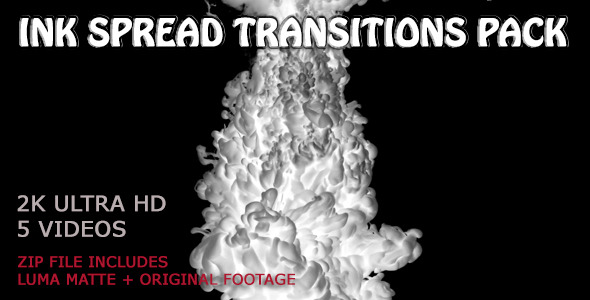 Ink Spread Transitions Pack Ink Spread Transitions Pack
