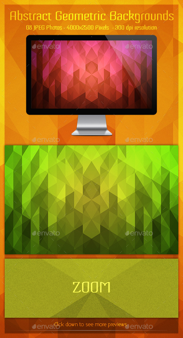 Abstract Geometric Backgrounds