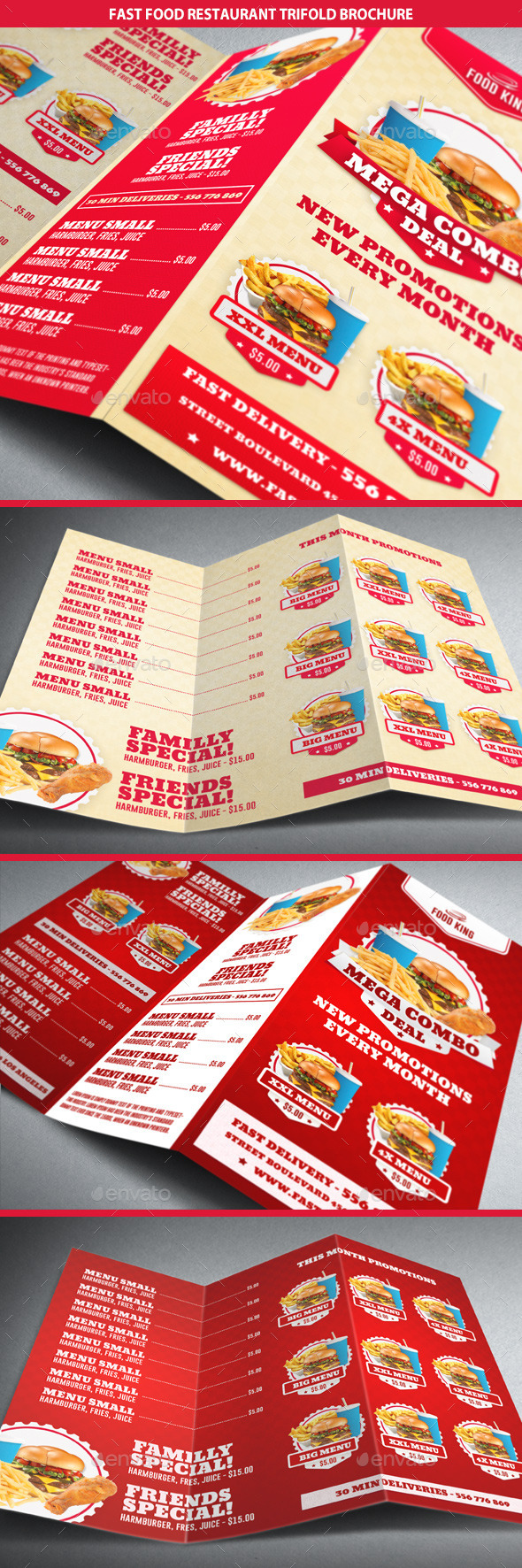 GraphicRiver Restaurant Fast Food Menu Trifold Brochure 10296996 GraphicRiver Restaurant Fast Food Menu Trifold Brochure 10296996