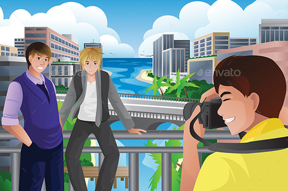 GraphicRiver Man taking Pictures 10297053 GraphicRiver Man taking Pictures 10297053