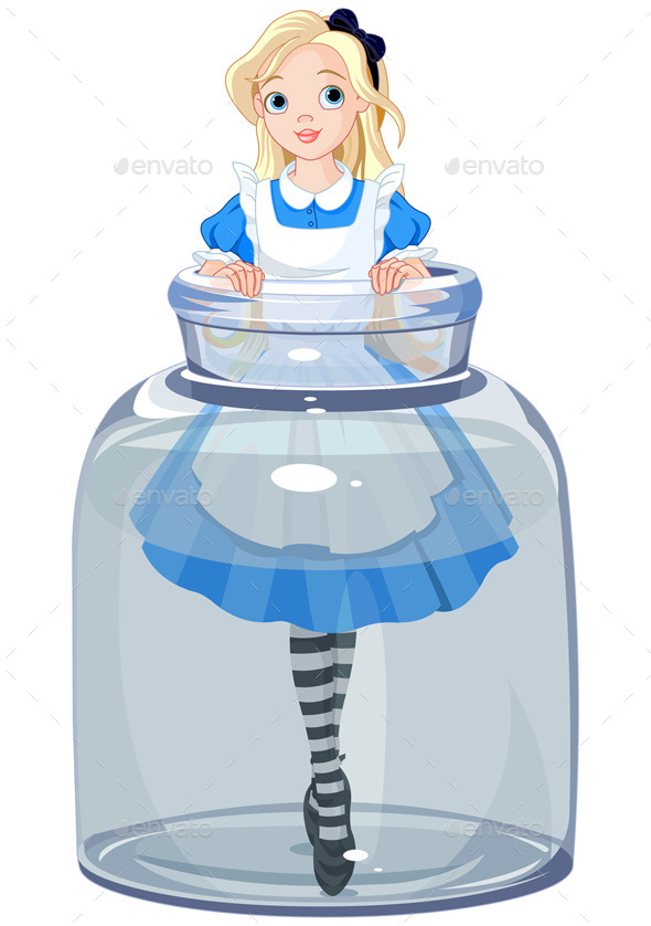 GraphicRiver Alice in the Jar 10297187 GraphicRiver Alice in the Jar 10297187