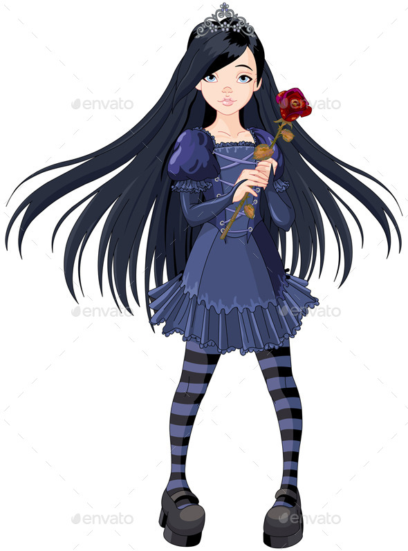 GraphicRiver Goth Girl 10297200 GraphicRiver Goth Girl 10297200