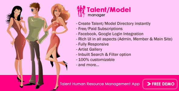 CodeCanyon Talent Model HR Manager 10298015