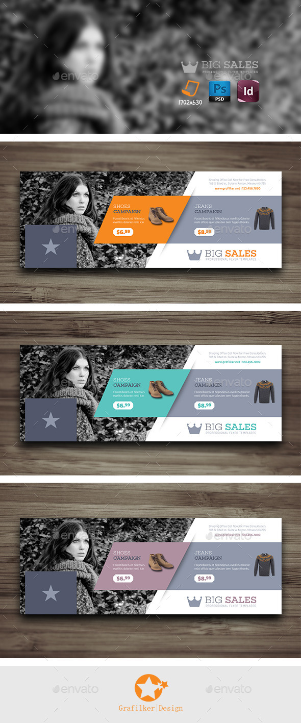 GraphicRiver Shopping Cover Templates 10298031 GraphicRiver Shopping Cover Templates 10298031