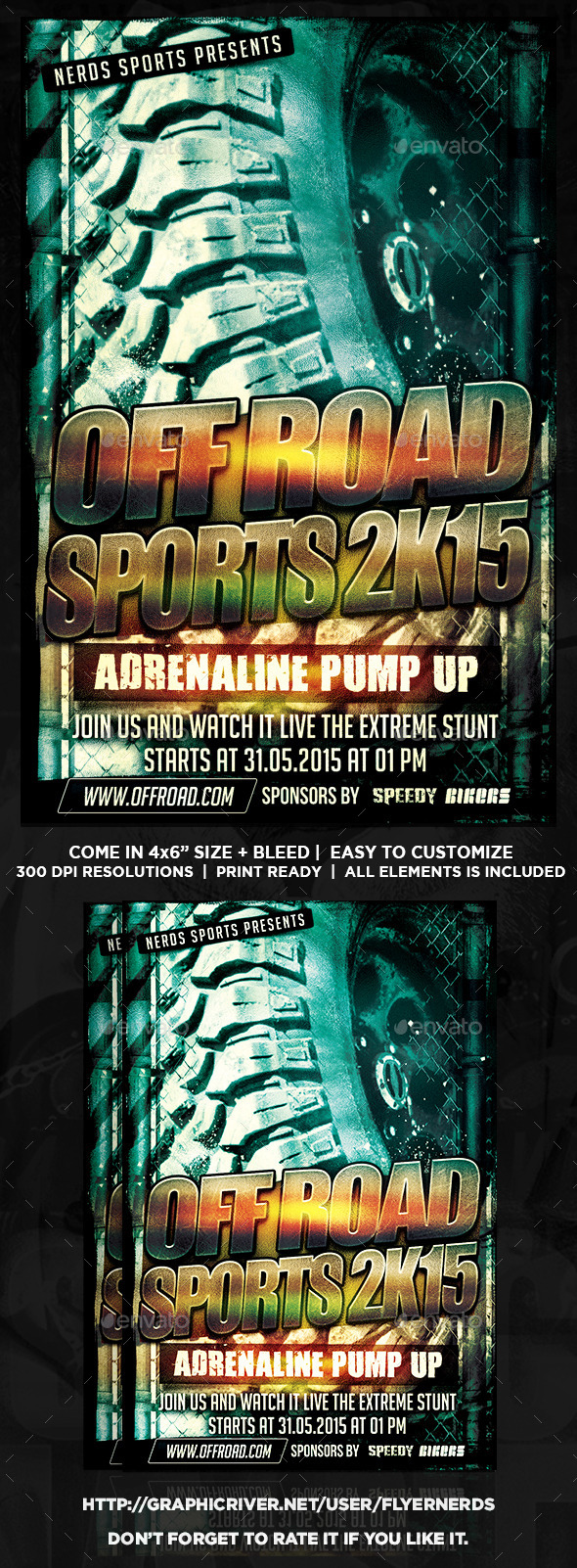 GraphicRiver Off Road 2K15 Sports Flyer 10298165 GraphicRiver Off Road 2K15 Sports Flyer 10298165