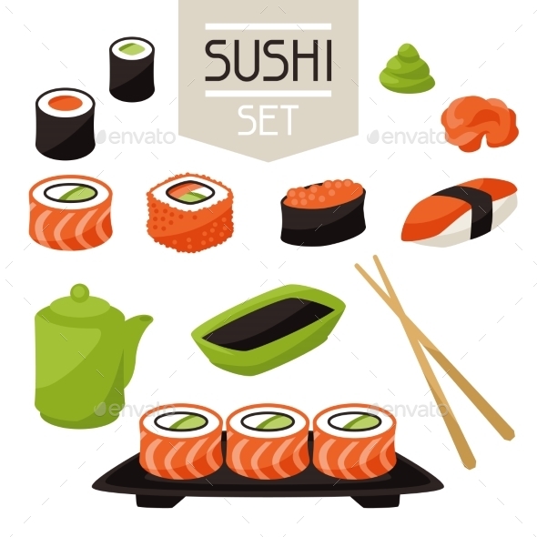 GraphicRiver Sushi 10298647 GraphicRiver Sushi 10298647