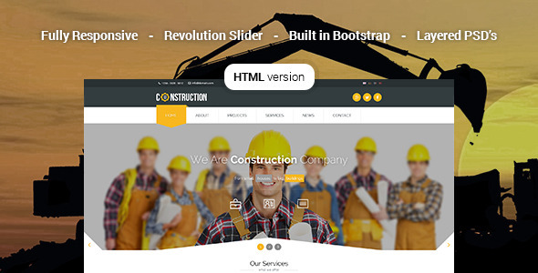 ThemeForest Construction Industrial HTML5 Template 10228378 ThemeForest Construction Industrial HTML5 Template 10228378