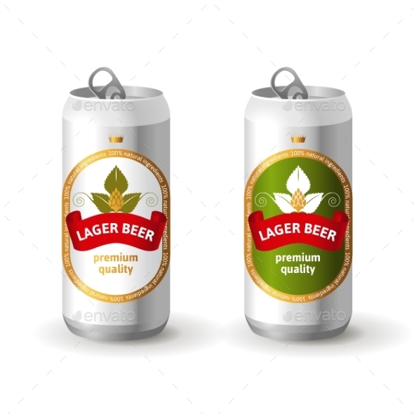GraphicRiver Aluminum Beer Cans 10299056 GraphicRiver Aluminum Beer Cans 10299056