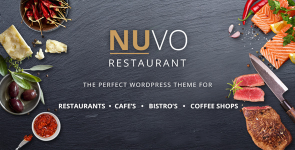 ThemeForest NUVO Restaurant Cafe & Bistro Drupal Theme 10299490