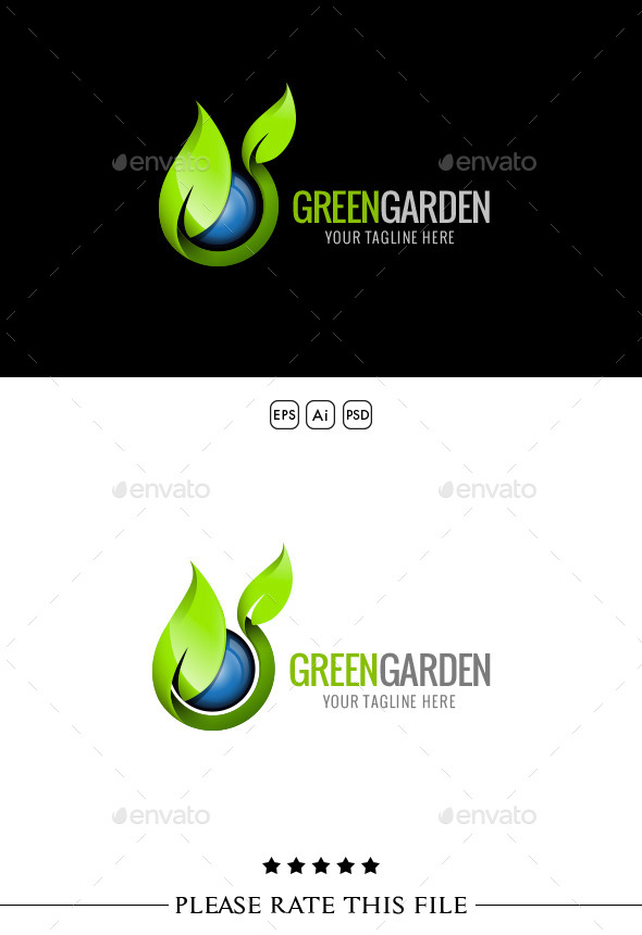 GraphicRiver Green Garden Logo 10299534 GraphicRiver Green Garden Logo 10299534