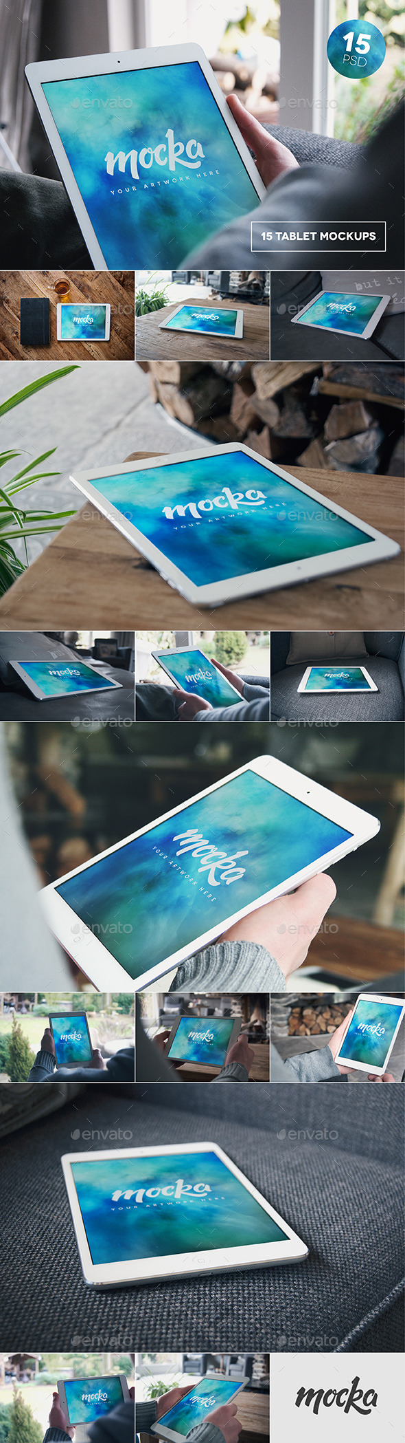 GraphicRiver 15 Tablet Mockups 10241654 GraphicRiver 15 Tablet Mockups 10241654