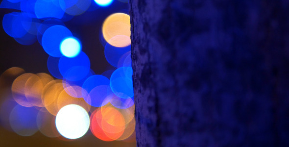 Tree and Blue Lights 4 Tree and Blue Lights 4