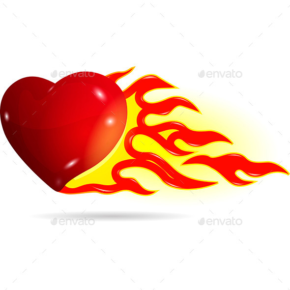 GraphicRiver Heart on Fire 10300019 GraphicRiver Heart on Fire 10300019