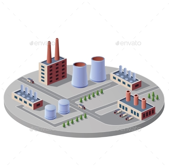 GraphicRiver Isometric City 10301174 GraphicRiver Isometric City 10301174