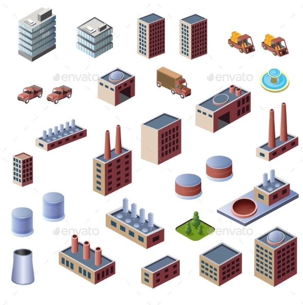 GraphicRiver Industrial Buildings 10301426 GraphicRiver Industrial Buildings 10301426