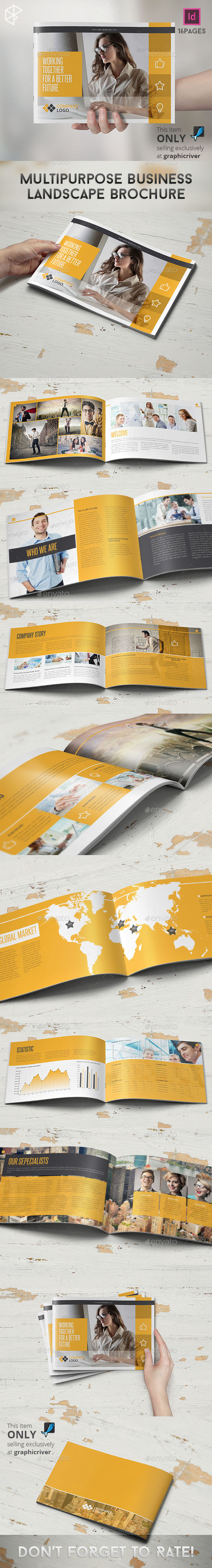 GraphicRiver Multipurpose Business Landscape Brochure 10302654 GraphicRiver Multipurpose Business Landscape Brochure 10302654