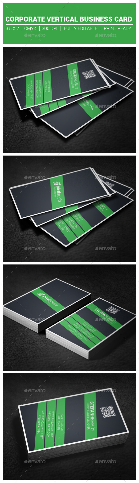 GraphicRiver Corporate Vertical Business Card 10302999 GraphicRiver Corporate Vertical Business Card 10302999