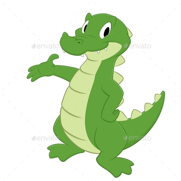 GraphicRiver Cartoon Crocodile 10303509 GraphicRiver Cartoon Crocodile 10303509