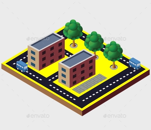 GraphicRiver Town 10303851 GraphicRiver Town 10303851