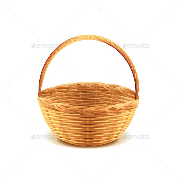 GraphicRiver Wicker Basket 10305039 GraphicRiver Wicker Basket 10305039