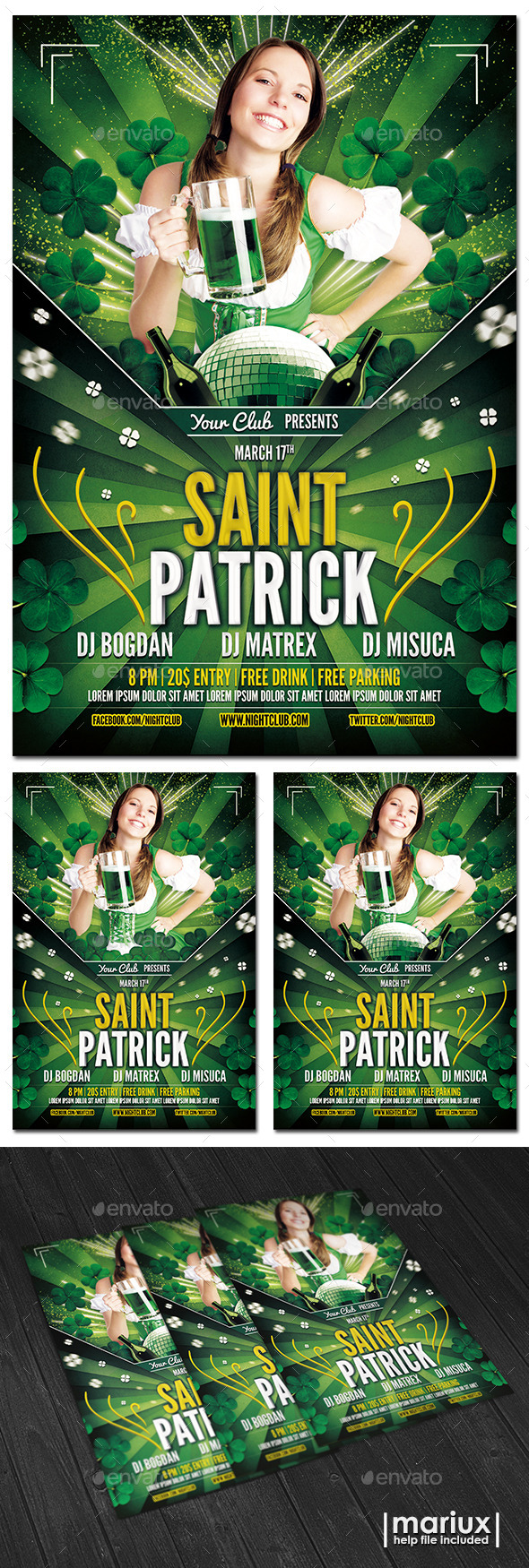 GraphicRiver St Patricks Day Flyer 10305125 GraphicRiver St Patricks Day Flyer 10305125