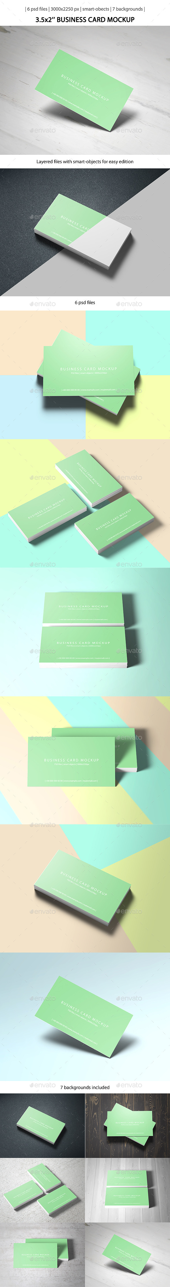 GraphicRiver 3.5x2 Business Card Mockup 10305149 GraphicRiver 3.5x2 Business Card Mockup 10305149