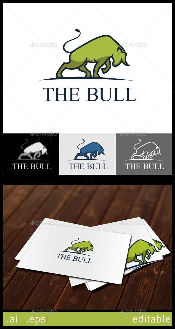 The Bull Logo Template