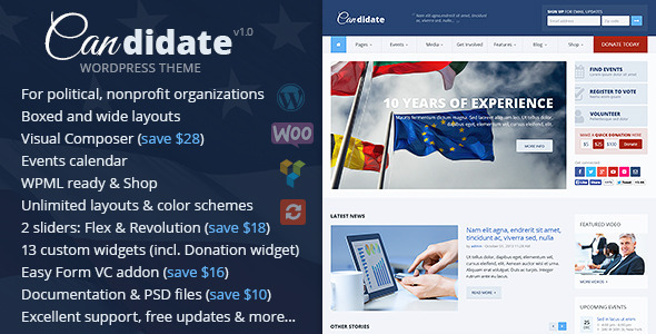 ThemeForest Candidate Political Nonprofit Wordpress Theme 10051778 ThemeForest Candidate Political Nonprofit Wordpress Theme 10051778