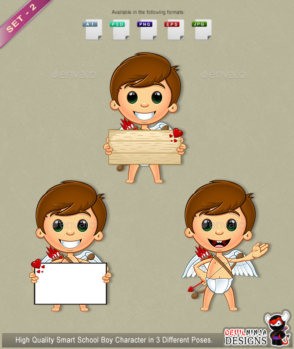 Little Cupid Character Set 2 Little Cupid Character Set 2