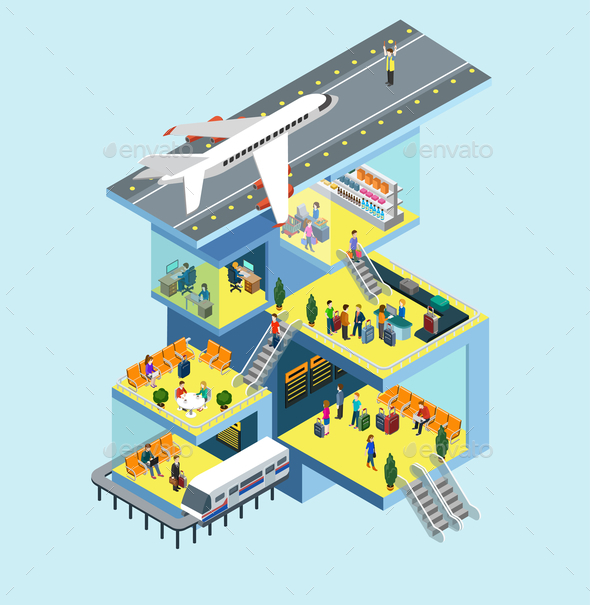 GraphicRiver Airport Concept 10306645 GraphicRiver Airport Concept 10306645