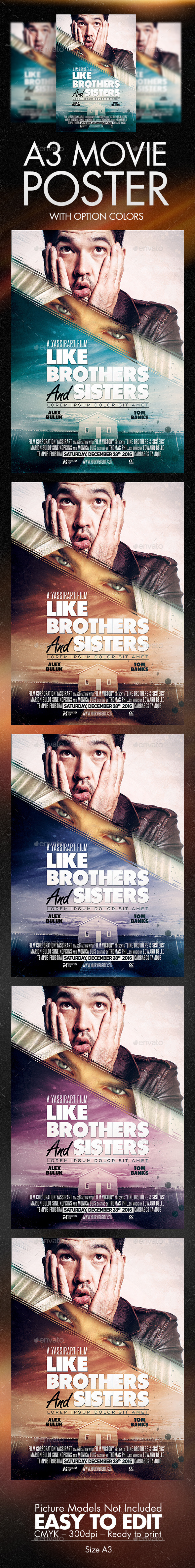 GraphicRiver A3 Poster Film Template 10306948 GraphicRiver A3 Poster Film Template 10306948
