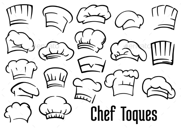 GraphicRiver Chef Hats and Toques Set 10307091 GraphicRiver Chef Hats and Toques Set 10307091