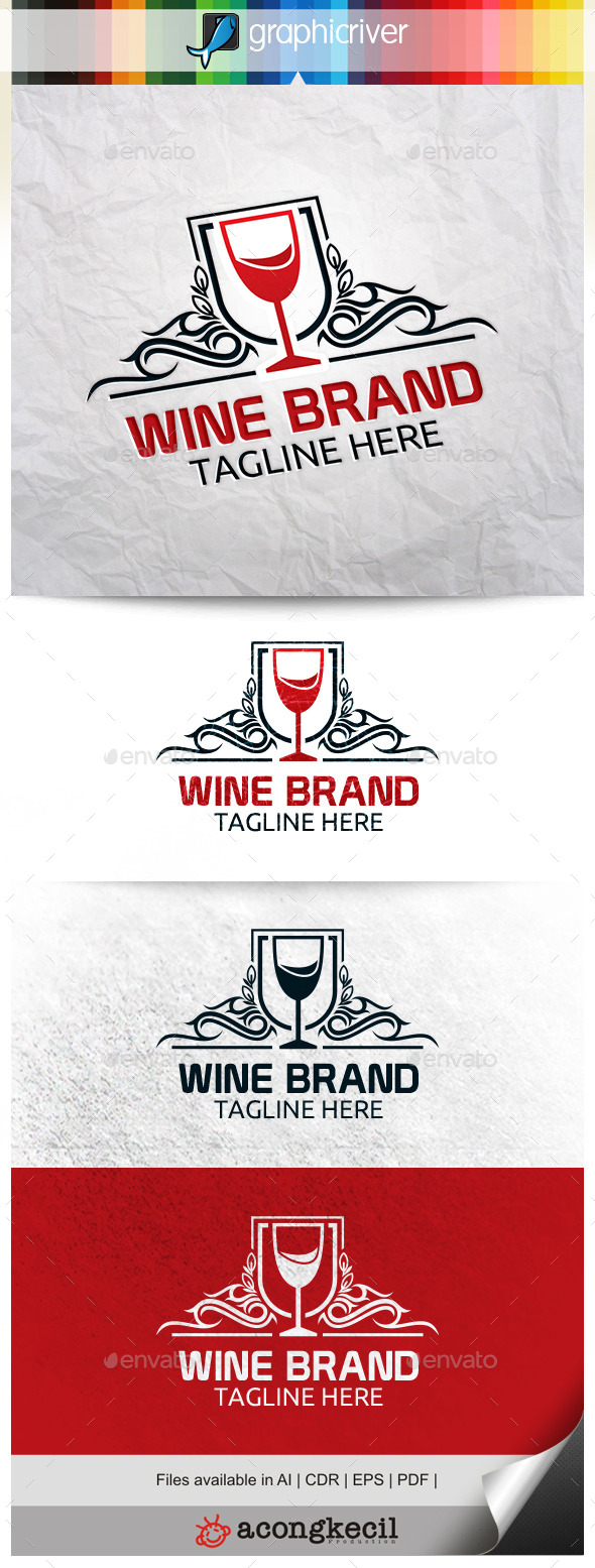 GraphicRiver Wine Brand 10307616 GraphicRiver Wine Brand 10307616