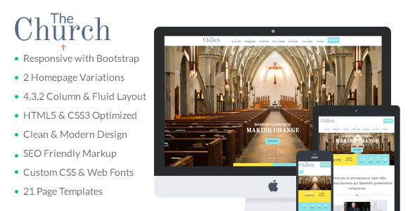 ThemeForest The Church Responsive Church & Non Profit Template 9165342 ThemeForest The Church Responsive Church & Non Profit Template 9165342