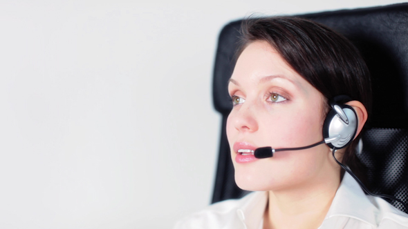 Call Center Girl Telephone Job 2 Call Center Girl Telephone Job 2