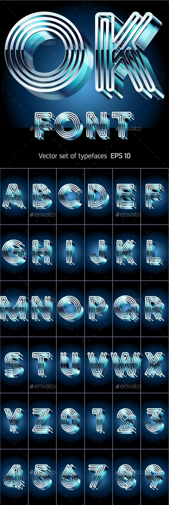 GraphicRiver 3D Alphabet from Metal Letters 10309689 GraphicRiver 3D Alphabet from Metal Letters 10309689