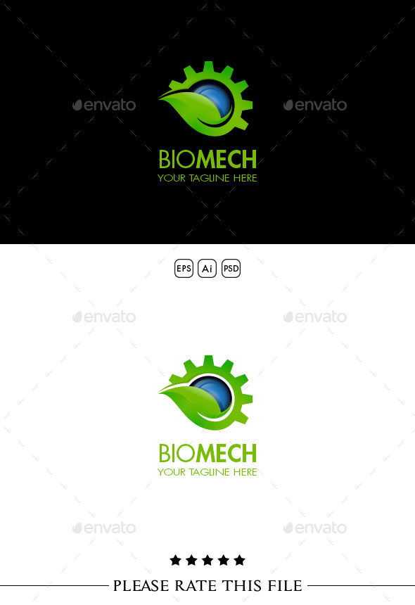 GraphicRiver Leaf Gear Logo 10310182 GraphicRiver Leaf Gear Logo 10310182