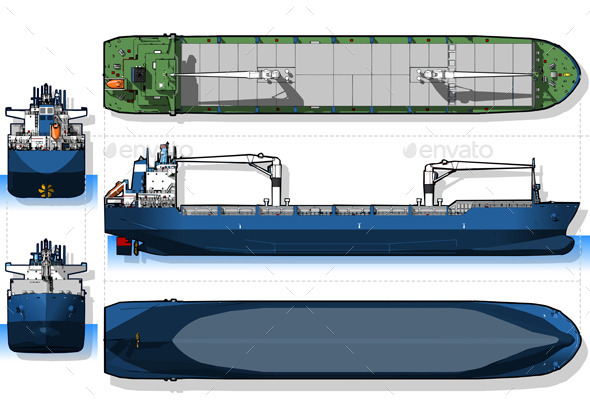 GraphicRiver Orthogonal Blue Print of a Cargo Ship 10310357 GraphicRiver Orthogonal Blue Print of a Cargo Ship 10310357