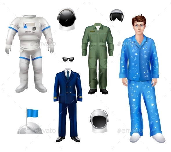 Astronaut Boy Set (People)