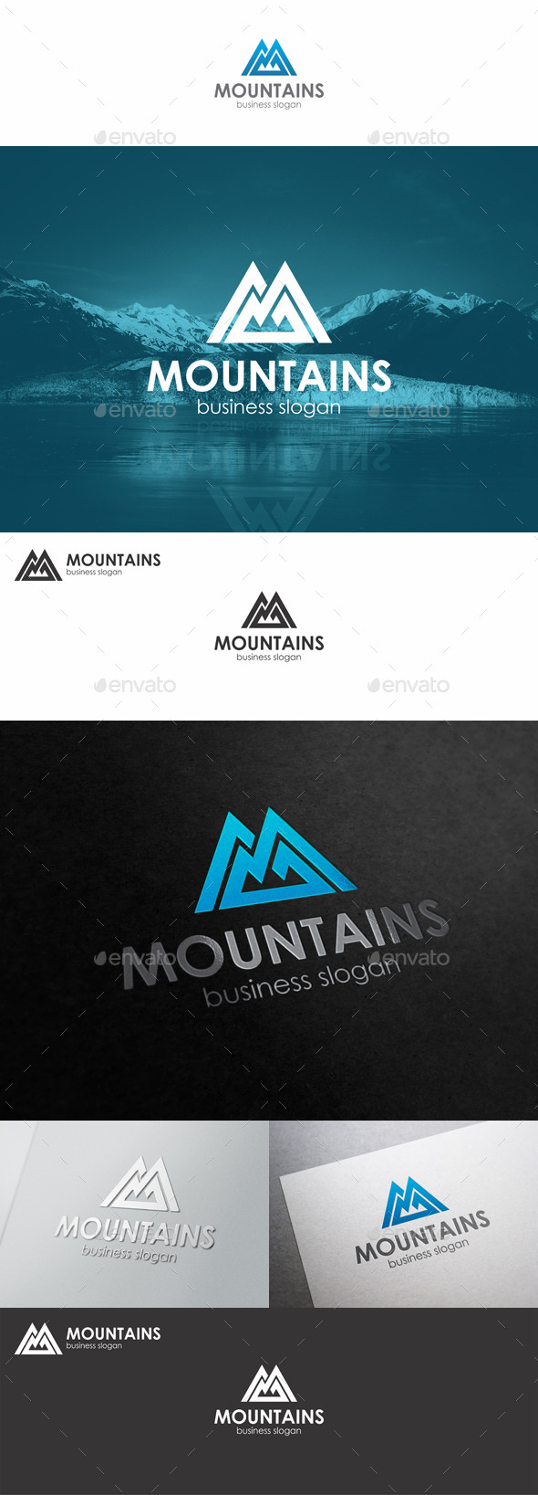Mountains Logo Monogram M Letter Mountains Logo Monogram M Letter