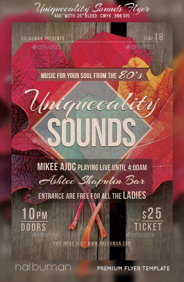 Uniquecality Sounds Flyer Uniquecality Sounds Flyer