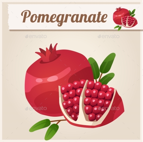 GraphicRiver Pomegranate 10311261 GraphicRiver Pomegranate 10311261