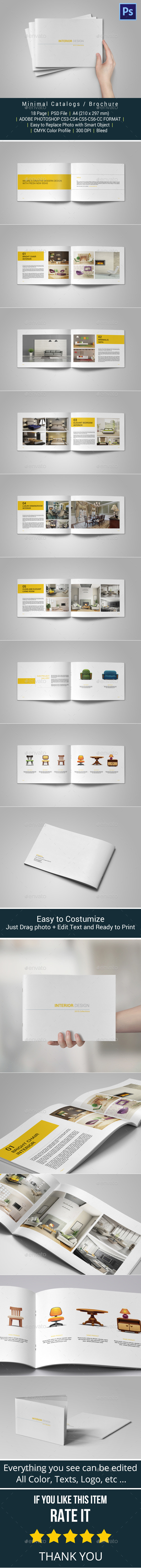 GraphicRiver Minimal Catalogs Brochure Portfolio 10313217 GraphicRiver Minimal Catalogs Brochure Portfolio 10313217