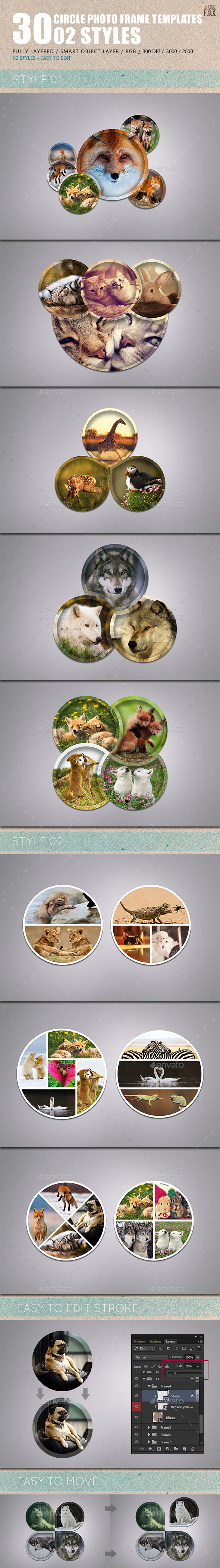 GraphicRiver 30 Circle Photo Frame Templates 02 Styles 10313792 GraphicRiver 30 Circle Photo Frame Templates 02 Styles 10313792