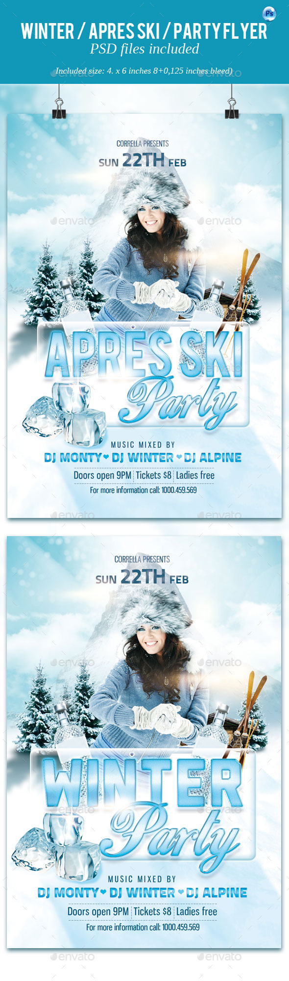 GraphicRiver Winter Apres Ski Party Flyer 10314551 GraphicRiver Winter Apres Ski Party Flyer 10314551