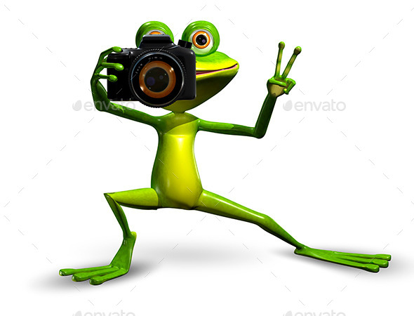 GraphicRiver Frog with a Camera 10314660 GraphicRiver Frog with a Camera 10314660