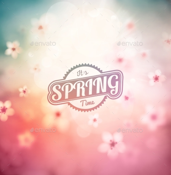 GraphicRiver Cherry Blossom 10314874 GraphicRiver Cherry Blossom 10314874